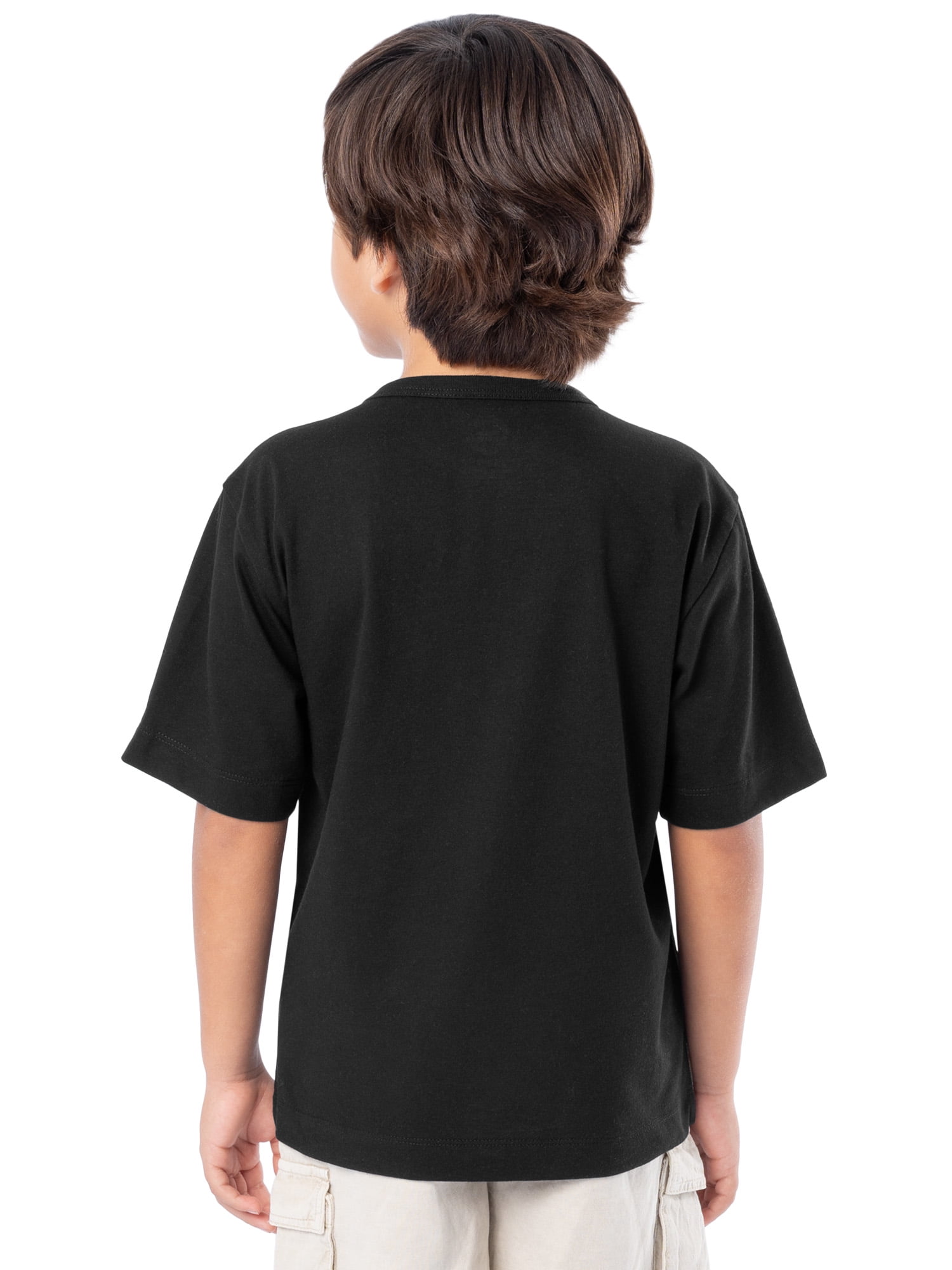 Wonder Nation Boy's Short Sleeve Elevated Graphic T-Shirt, Sizes 4-18 & Husky