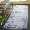 thumbnail image 3 of SAFAVIEH Tacoma Orlando Traditional Machine Washable Runner Rug, Grey/Navy, 2'6" x 8', 3 of 8