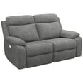 thumbnail image 2 of Belffin Recliner Loveseat Power Reclining Sofa Memory Foam Recliner Sofa For Living Room or Office, Angle Adjustable With Broad Armrest And Footrest,Grey, 2 of 9