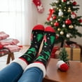 thumbnail image 7 of Funny Christmas Socks for Men Women Teens Boys - Dinosaur Secret Santa Gifts Novelty Fun Crew Funky Cute Crazy Dinosaur Socks Christmas Funny Stocking Stuffers, 7 of 7