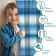 thumbnail image 3 of Blackout Kids Curtains,Blue and Grey Abstract Art Artwork Childrens Insulated Curtains Set Of 2,Bedroom Essentials,Toddler Room Decor 42x84in(106x213cm), 3 of 4