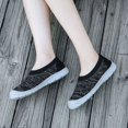 thumbnail image 5 of nuevos zapatos grandes de verano para mujer, zapatos para madre de mediana edad, zapatos de mujer tejidos transpirables para niñas, zapatos planos de playa informales de malla, 5 of 5