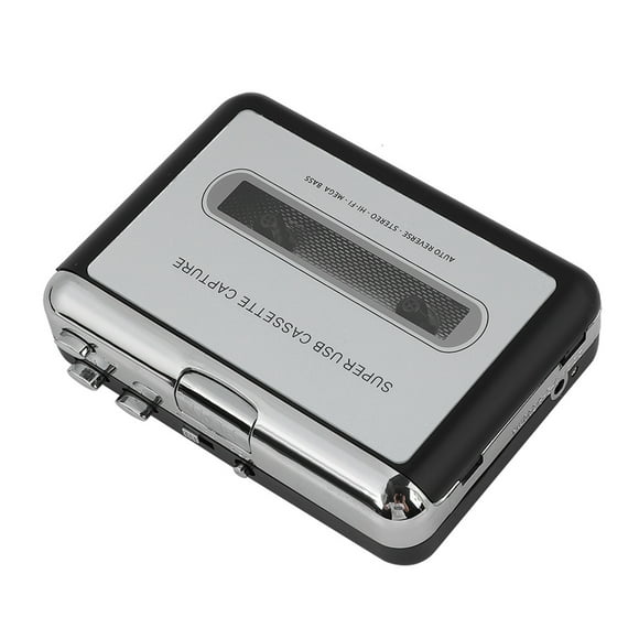 CD Recorder, Tape to PC Cassette Recorder Cassette Tape Player Cassette Deck with MP3 CD Converter Digital Audio Music Player for Home Outdoor Use