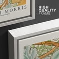 thumbnail image 4 of PixonSign Framed Canvas Print Wall Art Set William Morris Flower Tapestry Posters Nature Wilderness Illustrations Modern Art Decorative Floral Botanical Minimal Calm for Bedroom - 24"x36"x3 White, 4 of 5