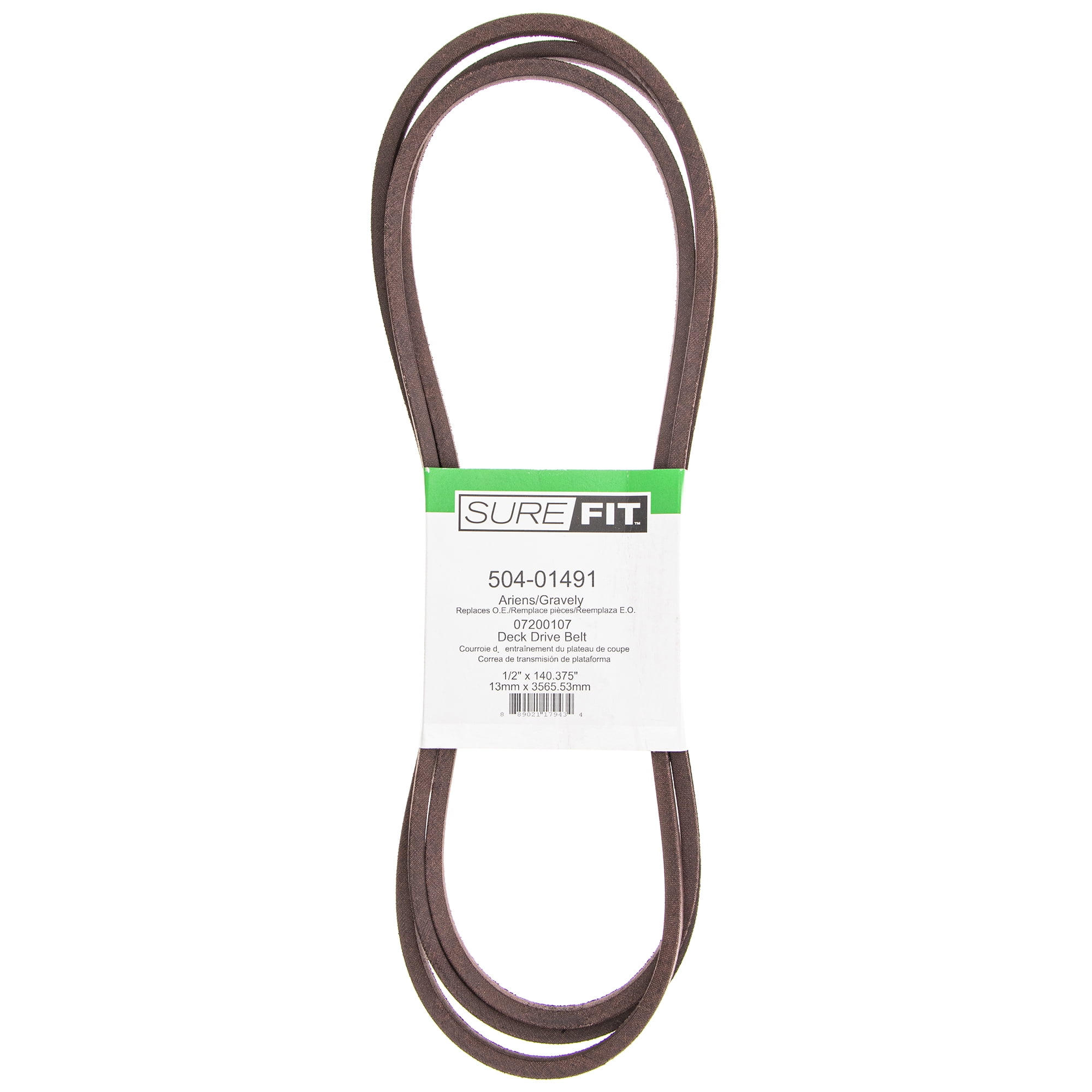 SureFit 140" Deck Belt Replacement for Ariens Gravely 07200107 Zoom