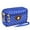Blue, variant on keusn multi slots four zipper women wallet canvas big capacity lanyard coin purse change bag purple