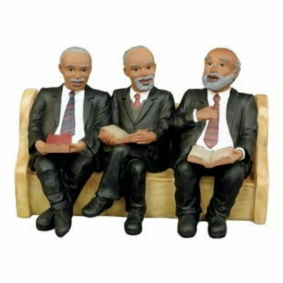 Deacon's Boards Church Pew Figurine