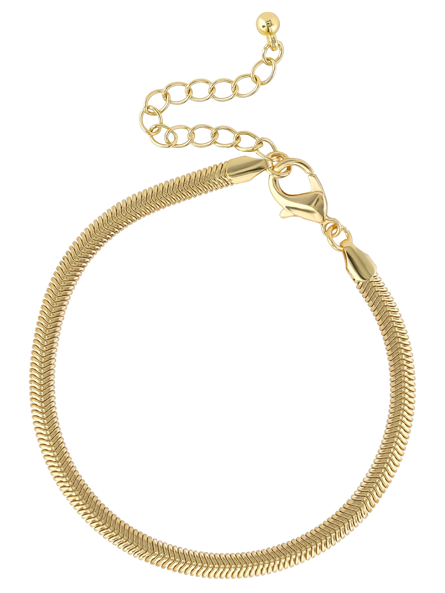 Jessica Simpson Women's Gold-Tone Multi-Bead Bracelet Stack, 3 Pack