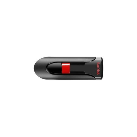 UPC: 0619659075521 | SanDisk Cruzer Glide 32 GB USB 2.0 Flash Drive – Black  Red