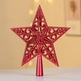 thumbnail image 6 of 7.9 Inch Christmas Tree Topper Star, Glittered Star Treetop Decoration, Hollow-Out Star Topper Decoration for Christmas Home Decor, Christmas Tree Decor, 6 of 6