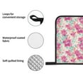 thumbnail image 4 of Salouo Purple Watercolor Flowers for Oven Mitts and Potholders BBQ Gloves-Oven Mitts and Pot Holders Non-Slip Cooking Gloves for Cooking Baking Grilling (4-Piece Set), 4 of 6