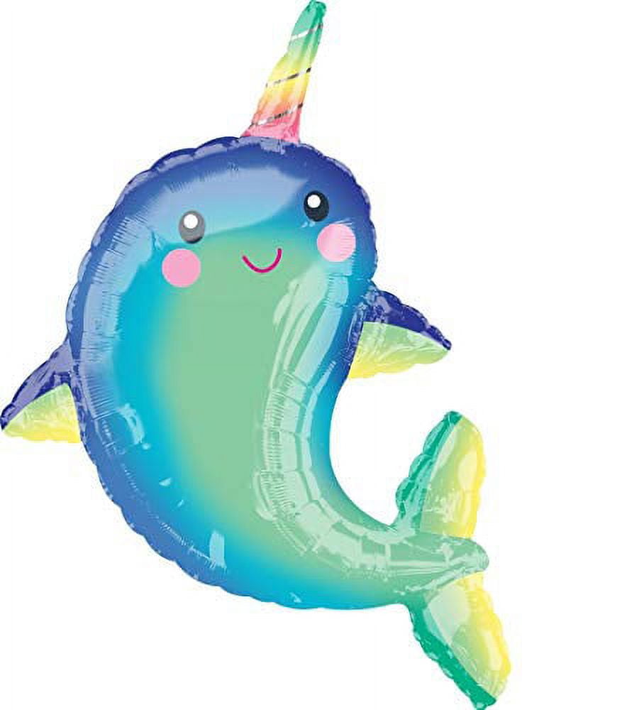 Mayflower Products Narwhal Party Supplies Lovely Mermaid Birthday Balloon Bouquet Decorations