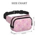 thumbnail image 4 of Fotbe Butterfly 1 Cangurera Cuadrada con Estampado de Doble Capa, Bolsa de Cintura Ajustable Mini para Hombres y Mujeres, 4 of 9