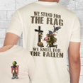 thumbnail image 3 of FLAGWIX Veteran Kneeling Christ Cross We Stand For The Flag We Kneel For The Fallen Veteran T-Shirt MLN3115TS - Father's Day, Christmas, Birthday Gifts For Men, Husband Gifts, 3 of 6