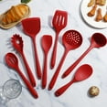 thumbnail image 1 of Feltree High Temperature Counteractive Nylon Shovel Kitchen Utensils Non-stick Pot Spoon Shovel 6-piece Set Kitchen Spoon Cooking Pot Shovel Colander Set, 1 of 7