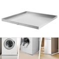 thumbnail image 2 of 27"x25" Washing Machine Pan Stainless Steel Drip Drain Restaurant Washer Machine, 2 of 17