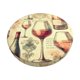 thumbnail image 1 of Disketp Wine Funda Redonda para Taburete, Funda de Cojín para Silla de Bar Suave y Elástica-13 inch, 1 of 7