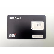 Verizon 3-in-1 Prepaid/Postpaid 4G LTE 5G SIM Card Nano/Micro/Standard Size - Brand New