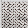 thumbnail image 4 of Soimoi Dog Printed, Poly Canvas Fabric, Decor Sewing Fabric by The Yard 56 Inch Wide,Decorative Fabric for Curtains Tote Bags, Brown, 4 of 5