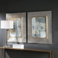 thumbnail image 4 of Uttermost Gilded Whimsy Contemporary Wood Abstract Print in Blue (Set of 2), 4 of 7