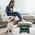 thumbnail image 2 of Folding Stool Plastic Household Portable Folding Stool Mazar Stool Outdoor Portable Small Bench, 2 of 5