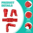 thumbnail image 3 of Candado de Clavija Uxcell, Candado Antirrobo para Ganchos de Tablero de Clavijas para Tienda de Accesorios Móviles Rojo 5 mm, 3 of 7