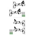 thumbnail image 1 of 4 unids / set soportes en pared, para decoración de , comedero para pájaros Zulema ganchos para colgar en la pared, 1 of 8