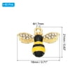 thumbnail image 2 of Uxcell 40 Pcs Bees Charm Bees Bracelet Charm Pendants Enamel Resin Rhinestone Black Yellow, 2 of 5