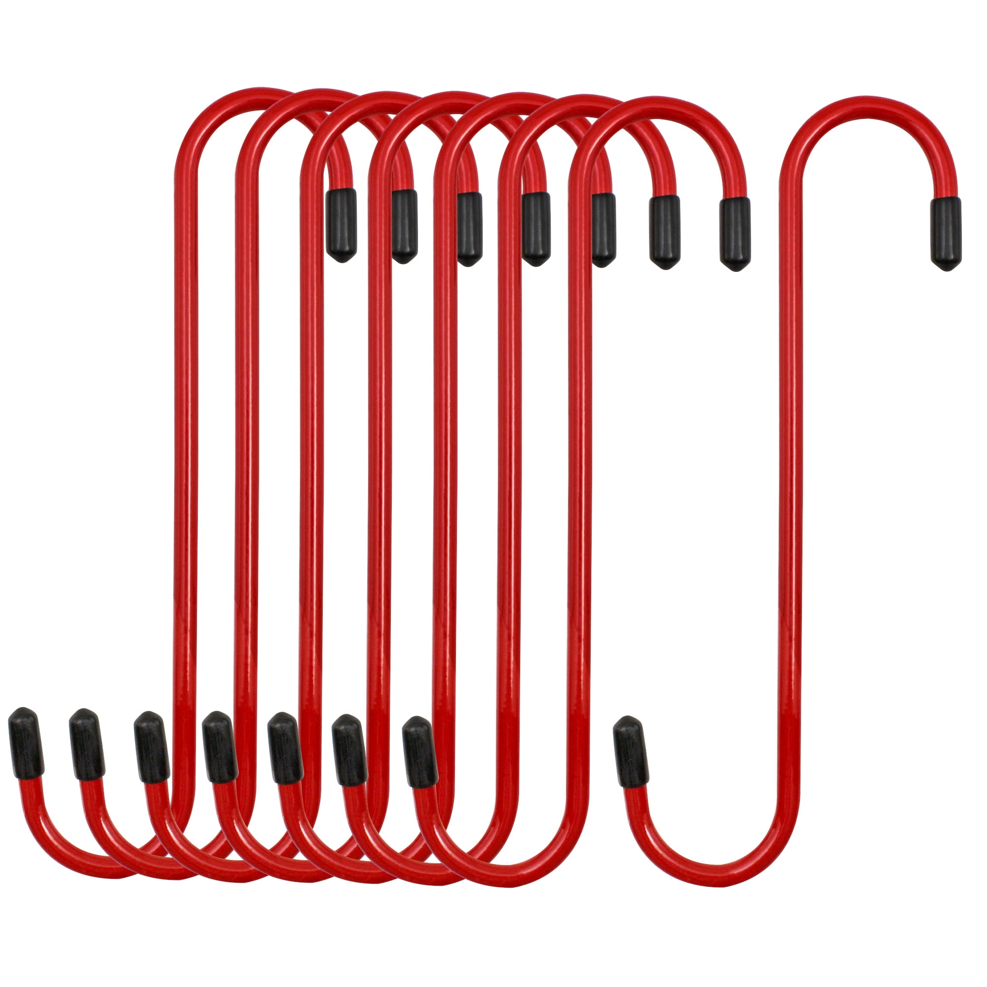 4LIFETIMELINES Brake Caliper Hanger Hooks, Durable Steel, Red Powder