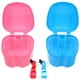 thumbnail image 4 of GOOHOCHY Estuche para dentaduras postizas (2 juegos) con cepillo, baño impermeable para dentaduras postizas con cepillo, estuche para dentaduras postizas parciales y vasos para remojarlas., 4 of 8