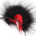 thumbnail image 6 of Jiibva Faux Fur Fox Wolf Ears Headband Handmade Furry Animal Ear Hairband Women Men Head Accessories for Halloween Party, 6 of 7