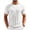 White -CF06, variant on Men's T- Shirts Short Sleeve Knit Sweater Shirt Casual Crewneck Ribbed Pullover Tees White L