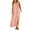 Pink, variant on Kureaily Women's Summer Dress Long Skirt Solid Color Fashion Casual Long Skirt