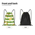 thumbnail image 2 of Yiaed Watercolor St Patrick Day Print Drawstring Bags Drawstring Backpack Bulk String Back Pack Gym Sport Bag-, 2 of 5