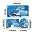 thumbnail image 4 of Cheapark 3-Piece Christmas Bathroom Mat Set - Non-Slip Bath Rugs, Shower & Toilet Cover, Soft Absorbent Flooring Accessories, Festive Home Decor, 4 of 6