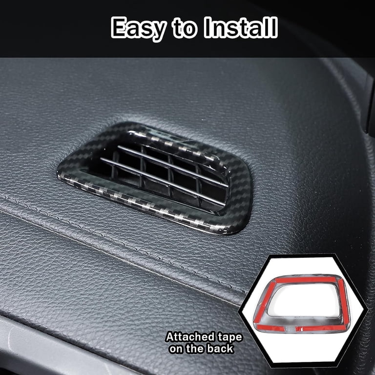 2PC Carbon Fiber Dashboard Vent Covers For Honda Pilot/Ridgeline/Passport (2016-2023) 3 thumbnail image