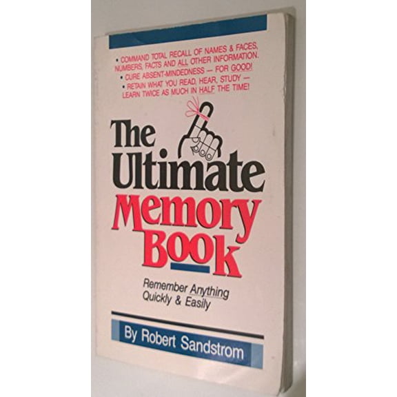Pre-Owned The Ultimate Memory Book: Remember Anything Quickly and Easily, 9780962691850, 0962691852, Paperback, First Edition edition