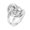 Silver, variant on Fashionable Double Layer Knot Designs Rings 18K Gold Plated Portable Accessory for Trendy Women Stylish Outfits