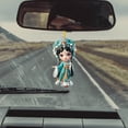 thumbnail image 4 of Xihbxyly Colgante para Espejo Retrovisor de Coche, Diseño de Personajes de Ópera China, Llavero de Acrílico, Ligero y Resistente, Regalo Cultural Único, Decoración para Coche, Fácil Instalación, Rega, 4 of 6