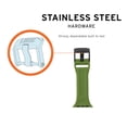 thumbnail image 4 of UAG Apple Watch Band 49/46/45/44mm, iWatch Series Ultra 2/Ultra/4-10/SE 2/SE Silicone Band Scout Slim Adjustable Waterproof Sporty Replacement Watch Strap, Olive, 4 of 8