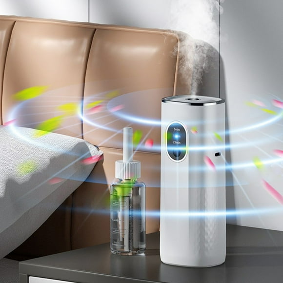 Dadiaei Clearance Essential Oil Diffuser – 50ml Capacity Nebulizer Waterless Diffuser, Portable, Battery Operated, Scent Air Machine for Home,1/2/8H Timers ,Includes Charging Cable and Adapter