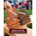 thumbnail image 7 of Play Platoon Weather Resistant Cornhole Bags - Set of 8 Regulation Corn Hole - Dark Brown & Light Brown - Durable Duck Cloth Corn Hole for Tossing Game, Includes Tote Bag, 7 of 7