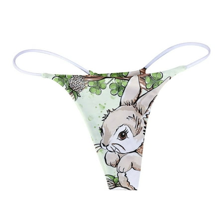 

Mortilo Thong Underwear Women Underwear Women Low Rise Soft Breathable Briefs Unique Gifts Army Green XL