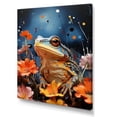 thumbnail image 2 of Designart "Frog Movement In Expressionism I" Frogs & Toads Wall Art Living Room, 2 of 7