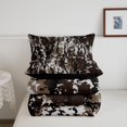 thumbnail image 5 of Manfei Rustic Camouflage Full Size Comforter Sets, Mid Century Camo Bedding Comforter Set, Charcoal Gray, Black Reversible, 3pcs, 1 Comforter and 2 Pillowcases, 5 of 7