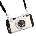 thumbnail image 1 of 3D Phone Case Vintage Camera Design Silicone Cover with Long Strap Rope for Mobile Phone, 1 of 7