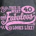 thumbnail image 3 of CafePress - 40Th Birthday Women's Dark T Shirt - Women's Traditional Fit Dark T-Shirt, 3 of 4