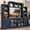 Blue + MDF, variant on CHENYUEFURN Modern Entertainment Center TV Stand with Charging Station, USB Ports, and Storage Cabinets for 60 Inch TVs, Blue