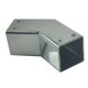 thumbnail image 1 of Conector de barra de cortina cuadrada, Conector de codo para barras de cortina Tubo cuadrado de 28 mm Buen rendimiento, 1 of 7