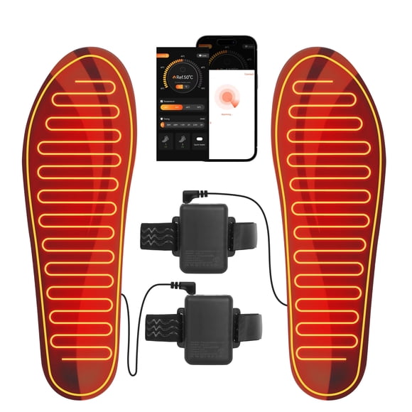 Plantillas Calefactables NASOLZIK Recargables 5000mAh con Control por App